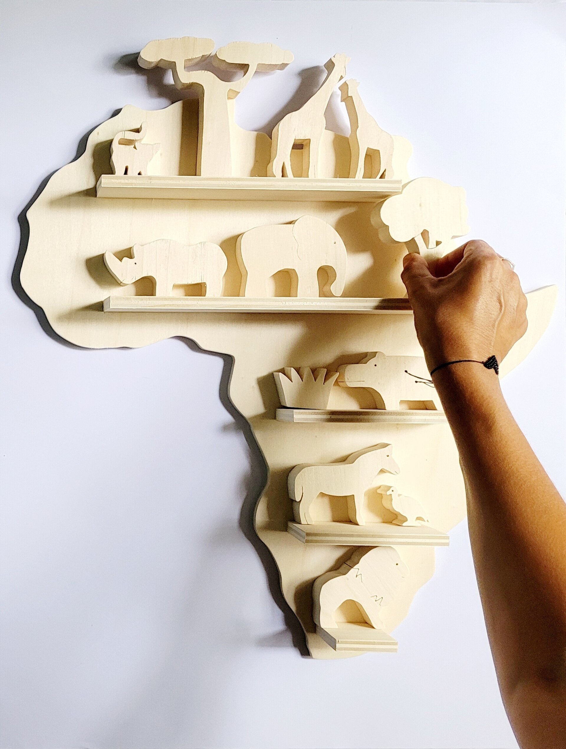 Estante Africa + animales + árboles - 2