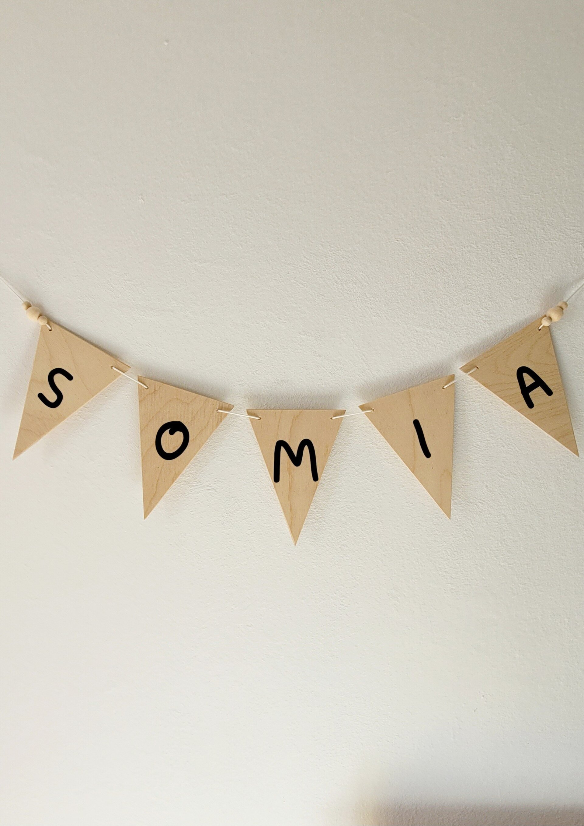 Girnalda  de madera "Somia" - 2